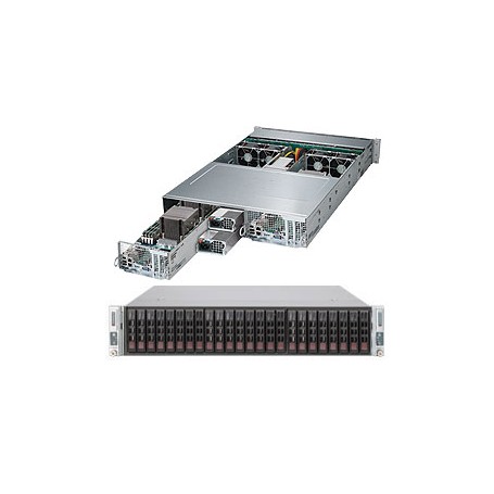 Supermicro SuperServer 2027PR-DC0R Intel® C602 LGA 2011 (Socket R) Armadio (2U) Nero (SYS-2027PR-DC0R)
