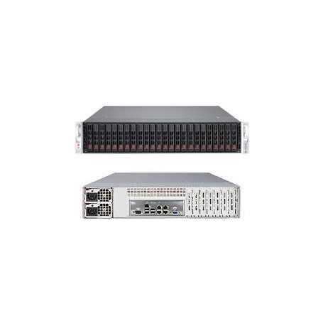 Supermicro SuperServer 2027R-E1CR24L Intel® C602J LGA 2011 (Socket R) Armadio (2U) Nero (SSG-2027R-E1CR24L)