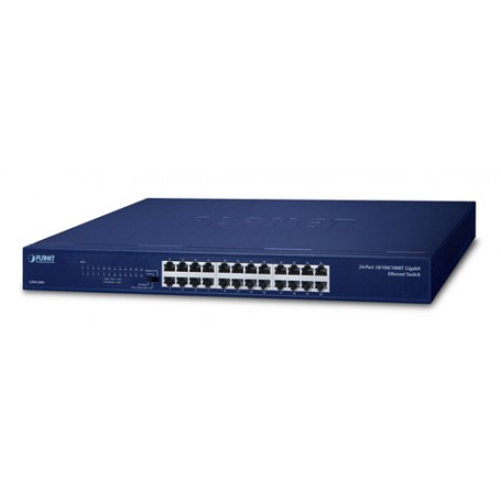 PLANET GSW-2401 switch di rete Non gestito Gigabit Ethernet (10/100/1000) 1U Blu (GSW-2401)