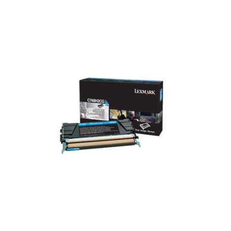 Lexmark C748H2CG cartuccia toner 1 pz Originale Ciano (C748H2CG)