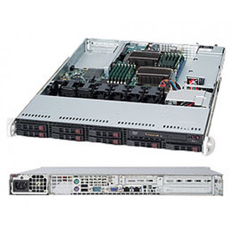Supermicro SuperChassis 113TQ-600WB Supporto Nero 600 W (CSE-113TQ-600WB)