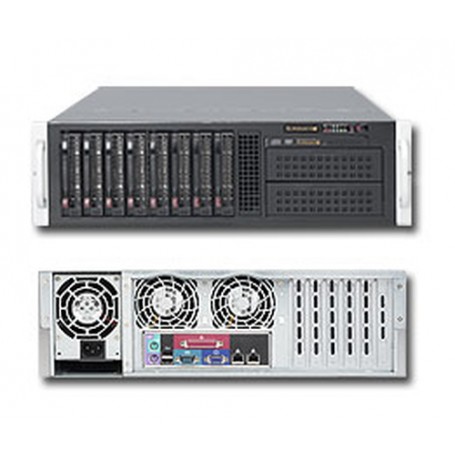 Supermicro SYS-6036T-TF sistema barebone per server Intel® 5520 Socket B (LGA 1366) Armadio (3U) Nero (SYS-6036T-TF)