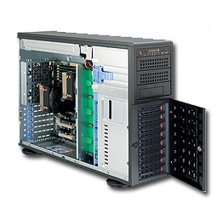 Supermicro SuperServer 7046T-3R Intel® 5520 Socket B (LGA 1366) Armadio (4U) Nero (SYS-7046T-3R)