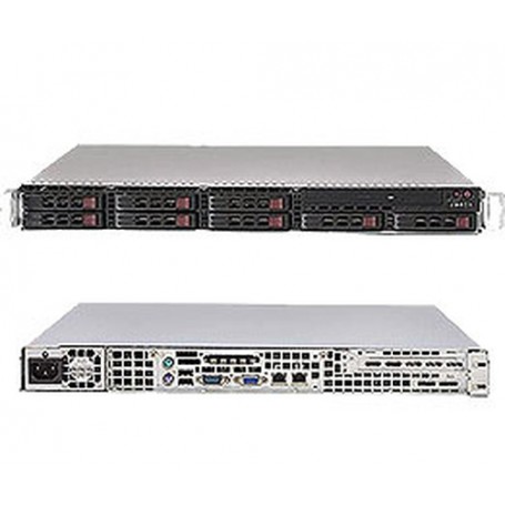 Supermicro SuperServer 1026T-M3 Intel® 5500 Socket B (LGA 1366) Rack (1U) Nero (SYS-1026T-M3)
