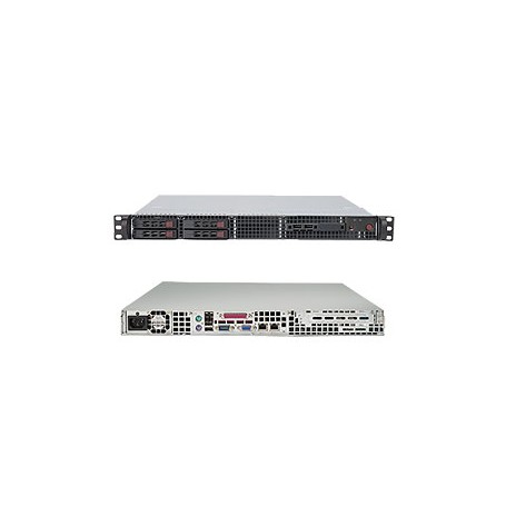 Supermicro SuperServer 1026T-T Intel® 5500 LGA 1366 (Socket B) Rack (1U) Nero (SYS-1026T-T)