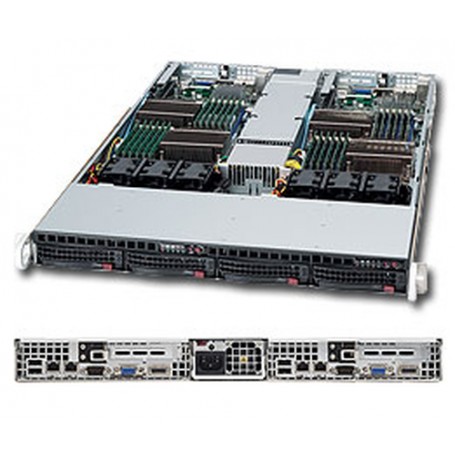 Supermicro SuperServer 6016TT-TF Intel® 5500 Socket B (LGA 1366) Rack (1U) Nero (SYS-6016TT-TF)