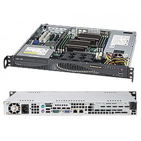 Supermicro SuperServer 6016T-MR Intel® 5500 Socket B (LGA 1366) Rack (1U) Nero (SYS-6016T-MR)