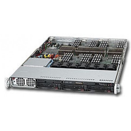 Supermicro SYS-8016B-TF sistema barebone per server Intel® 7500 Rack (1U) Nero (SYS-8016B-TF)