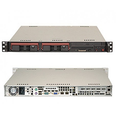 Supermicro SYS-5016I-TF sistema barebone per server Intel® 3420 LGA 1156 (Socket H) Rack (1U) Nero (SYS-5016I-TF)