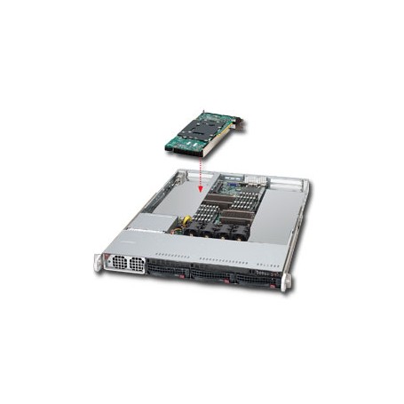 Supermicro 6016T-GTF Intel® 5500 Socket B (LGA 1366) Rack (1U) Nero, Grigio (SYS-6016T-GTF)