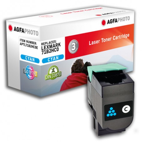 AgfaPhoto APTL71B2HC0E cartuccia toner 1 pz Compatibile Ciano (APTL71B2HC0E)