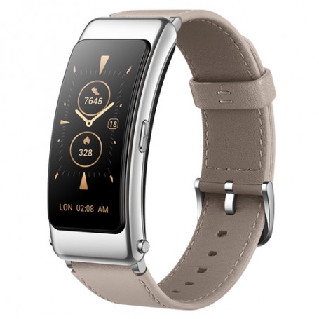 Huawei TalkBand B6 AMOLED Tracciatore di attività da braccio 3,89 cm (1.53") IP57 Marrone, Grigio (55025921)
