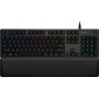 Logitech G G513 CARBON LIGHTSYNC RGB Mechanical Gaming Keyboard, GX Brown tastiera USB Tedesco Carbonio (920-009446)