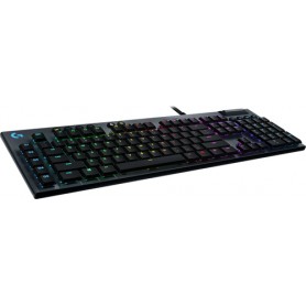 Logitech G G815 LIGHTSYNC RGB Mechanical Gaming Keyboard – GL Clicky tastiera USB AZERTY Francese Carbonio (920-009089)