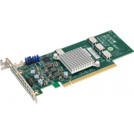 Supermicro AOC-SLG3-4E4T scheda di interfaccia e adattatore Interno OcuLink (AOC-SLG3-4E4T-O)