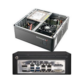 Supermicro SuperServer 1019S-MP Nero Intel CM236 BGA 1440 E3-1515MV5 2,8 GHz (SYS-1019S-MP)