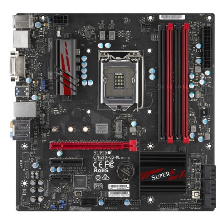 Supermicro C7H270-CG-ML-O Intel® H270 LGA 1151 (Presa H4) micro ATX (MBD-C7H270-CG-ML-O)