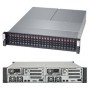 Supermicro SuperStorage 2028R-DE2CR24L Intel® C612 LGA 2011 (Socket R) Armadio (2U) Nero (SSG-2028R-DE2CR24L)
