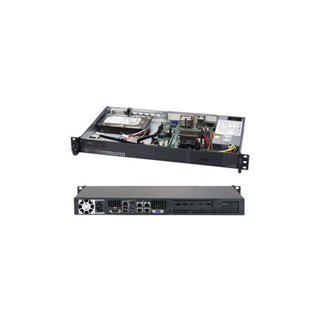 Supermicro SuperServer 5018A-LTN4 server 1,7 GHz Rack (1U) Intel Atom® 200 W DDR3-SDRAM (SYS-5018A-LTN4)