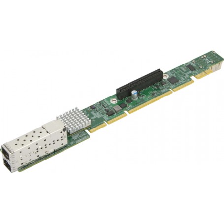 Supermicro AOC-URN2-I2XS scheda di rete e adattatore Interno Fibra 10000 Mbit/s (AOC-URN2-i2XS)