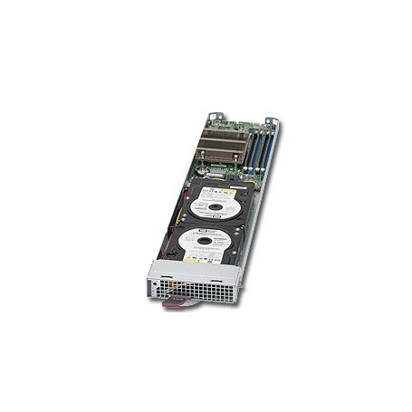 Supermicro MicroBlade MBI-6118D-T2H Intel® C224 LGA 1150 (Presa H3) Grigio, Argento (MBI-6118D-T2H)