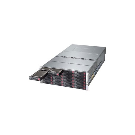 Supermicro 6048R-E1CR72L Intel® C612 LGA 2011 (Socket R) Armadio (4U) Nero, Grigio (SSG-6048R-E1CR72L)