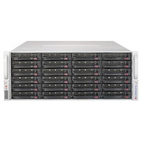 Supermicro 6048R-E1CR36H Intel® C612 LGA 2011 (Socket R) Armadio (4U) Nero, Argento (SSG-6048R-E1CR36H)