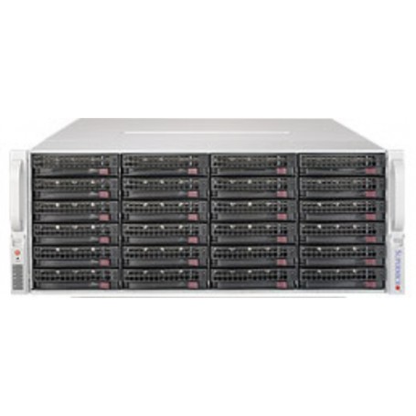 Supermicro 6048R-E1CR36L Intel® C612 LGA 2011 (Socket R) Armadio (4U) Nero, Argento (SSG-6048R-E1CR36L)