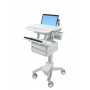 Ergotron StyleView Alluminio, Grigio, Bianco Computer portatile Carrello multimediale (SV43-1140-0)