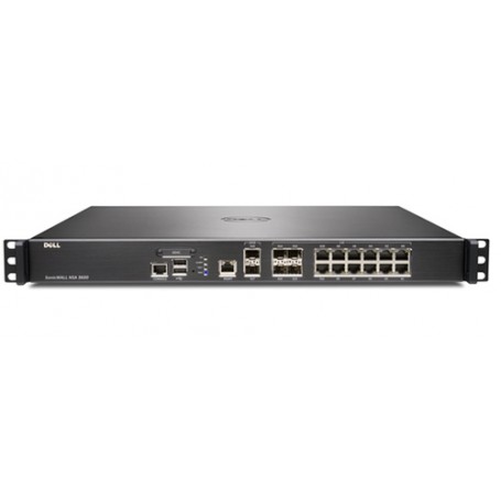 SonicWall NSA 3600 firewall (hardware) 1U 3400 Mbit/s (01-SSC-3850)