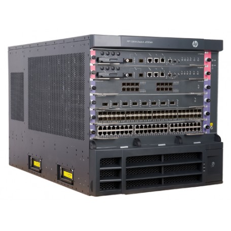 Hewlett Packard Enterprise 12504 AC telaio dell'apparecchiatura di rete Nero (JC654A)