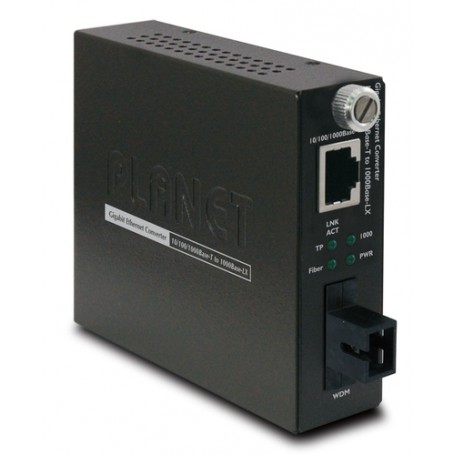 PLANET GST-806B15 convertitore multimediale di rete 2000 Mbit/s 1550 nm Nero (GST-806B15)