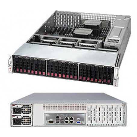 Supermicro SuperServer 2027R-E1R24N Intel® C602 LGA 2011 (Socket R) Armadio (2U) Nero (SSG-2027R-E1R24N)