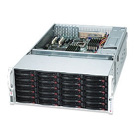 Supermicro CSE-847E26-R1K28LPB computer case Supporto Nero 1280 W (CSE-847E26-R1K28LPB)