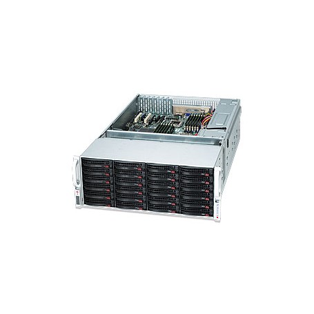 Supermicro CSE-847E26-R1K28LPB computer case Supporto Nero 1280 W (CSE-847E26-R1K28LPB)