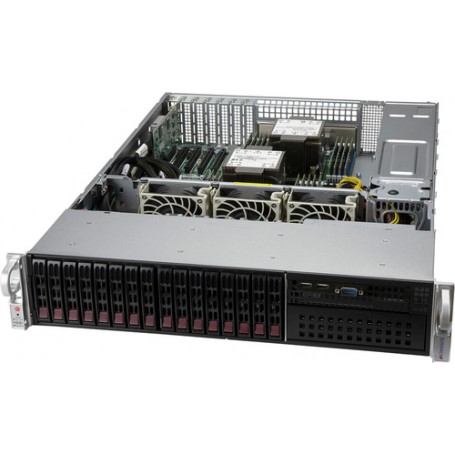 Supermicro SYS-220P-C9R sistema barebone per server Intel C621A LGA 4189 Armadio (2U) Nero (SYS-220P-C9R)
