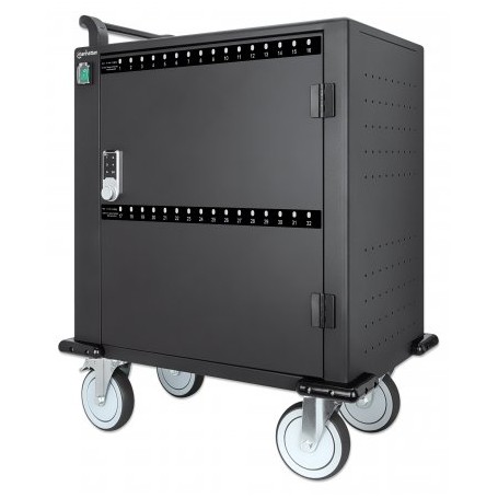 Manhattan 716000 portable device management cart& cabinet Carrello per la gestione dei dispositivi portatili Nero (716000)