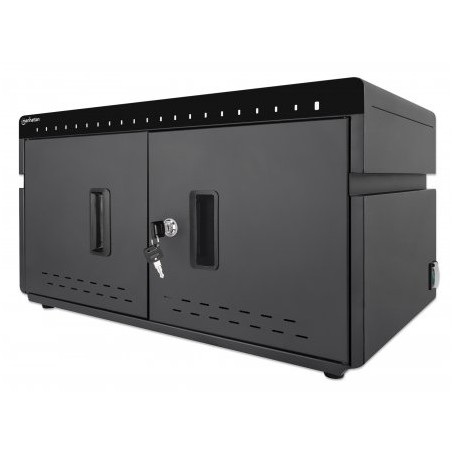 Manhattan 715959 portable device management cart& cabinet Armadio per la gestione dei dispositivi portatili Nero (715959)
