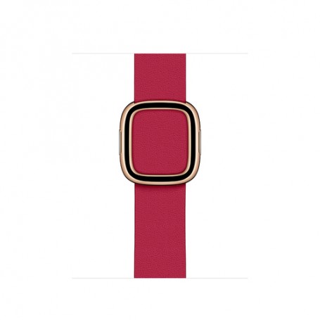 Apple MXP92ZM/A accessorio indossabile intelligente Band Rosso Pelle (MXP92ZM/A)