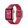 Apple MXPC2ZM/A accessorio indossabile intelligente Band Rosso Pelle (MXPC2ZM/A)