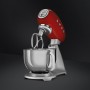 Smeg SMF02RDEU sbattitore Sbattitore con base 800 W Rosso, Argento (SMF02RDEU)