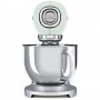 Smeg SMF02PGEU sbattitore Sbattitore con base 800 W Verde, Argento (SMF02PGEU)