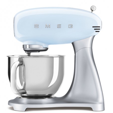 Smeg SMF02PBEU sbattitore Sbattitore con base 800 W Blu, Argento (SMF02PBEU)