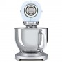 Smeg SMF02PBEU sbattitore Sbattitore con base 800 W Blu, Argento (SMF02PBEU)