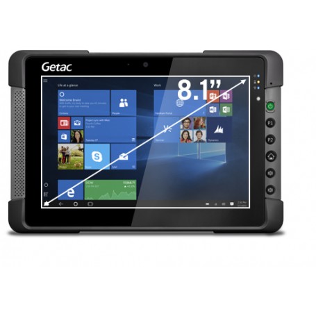 Getac T800 G2 4G LTE 128 GB 20,6 cm (8.1") Intel Atom® 4 GB Wi-Fi 5 (802.11ac) Windows 10 Nero (TD98Y2DI5QXX)