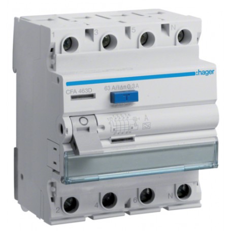Hager CFA463D interruttore automatico 4 (CFA463D)