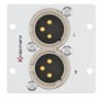 Kindermann 7444000578 presa energia XLR Alluminio (7444000578)