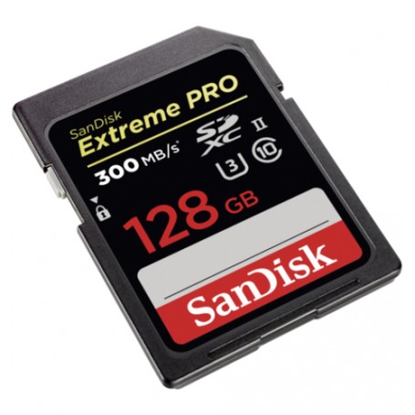 SanDisk Extreme PRO, 128 GB SDXC UHS-II Classe 10 (SDSDXPK-128G-GN4IN)