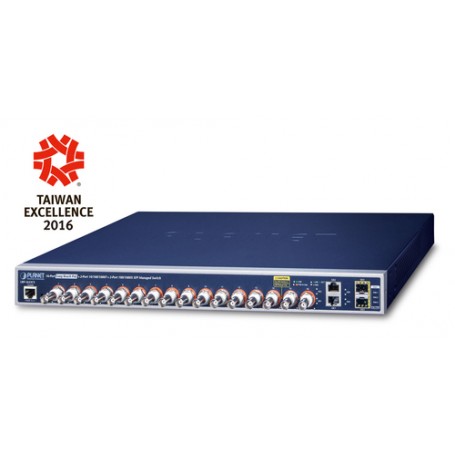 PLANET LRP-1622CS switch di rete Gestito L2/L4 Gigabit Ethernet (10/100/1000) Supporto Power over Ethernet (PoE) 1U (LRP-1622CS)