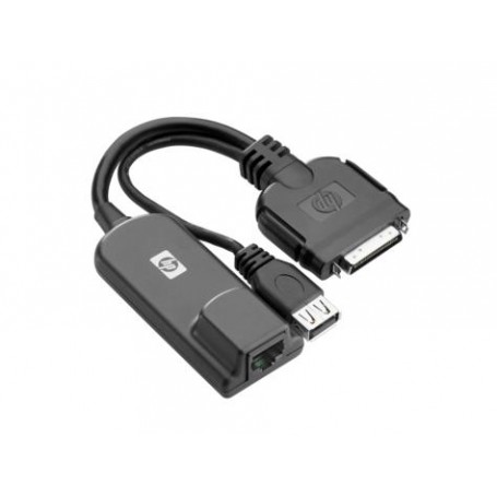 Hewlett Packard Enterprise KVM Console USB 8-pack Interface Adapter cavo per tastiera, video e mouse Nero (AF655A)